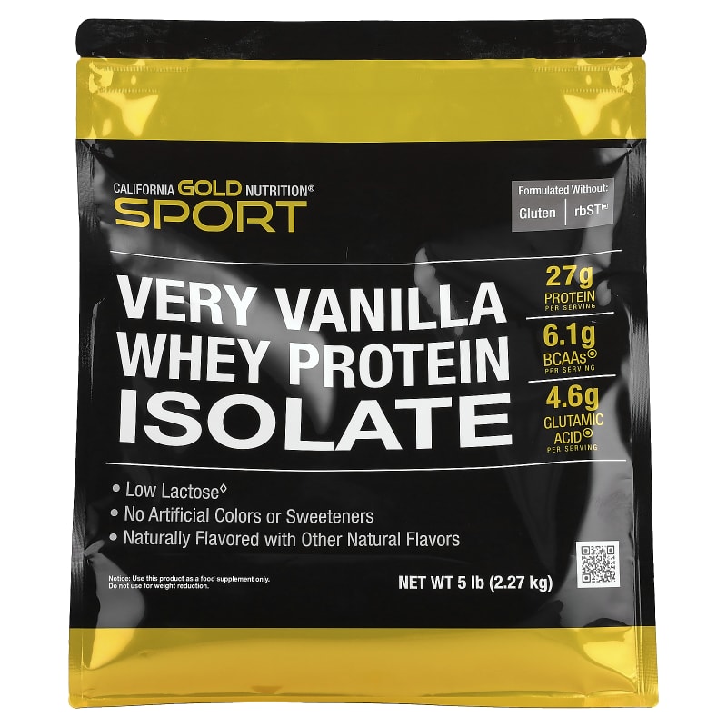 Whey Protein Isolate, Very Vanilla
