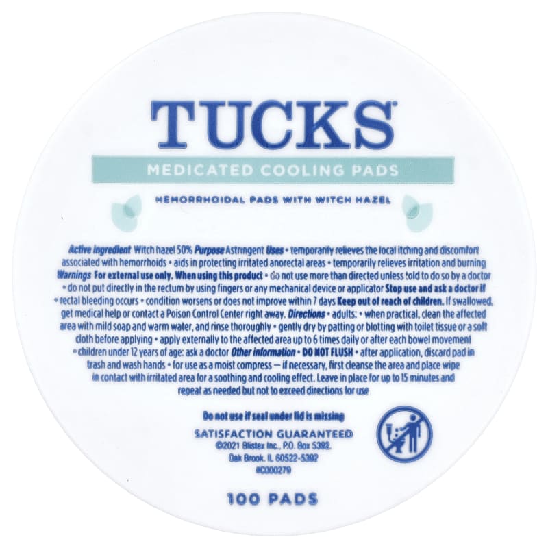Medicated Cooling Pads