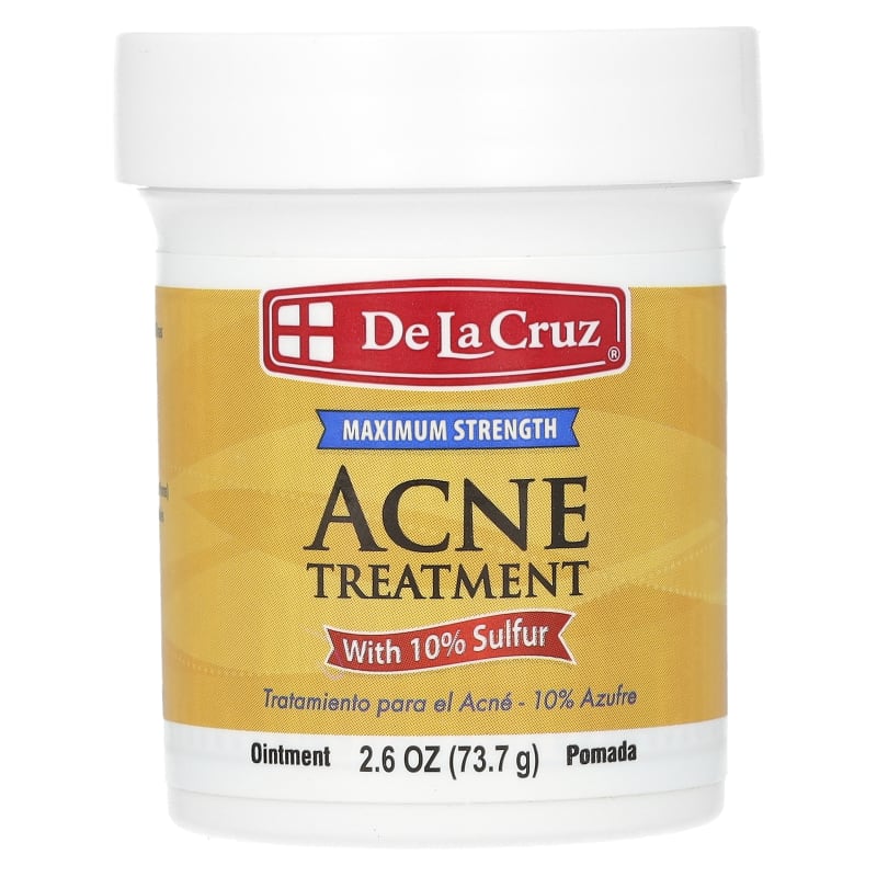 Acne Treatment Ointment with 10% Sulfur, Maximum Strength
