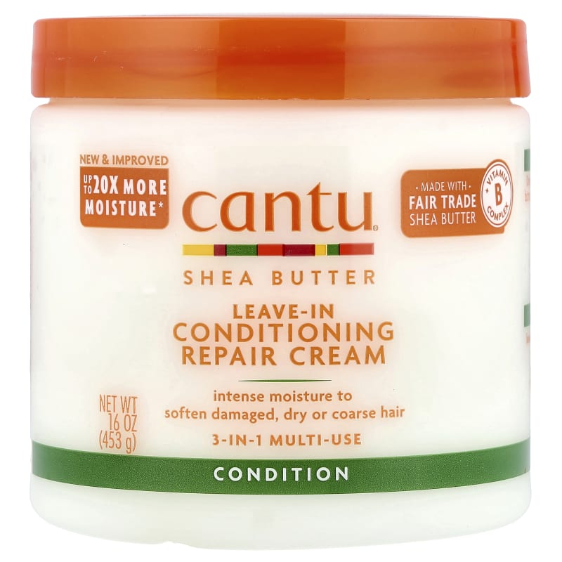 Shea Butter, Leave-In Conditioning Repair Cream, For Curls, Coils & Waves