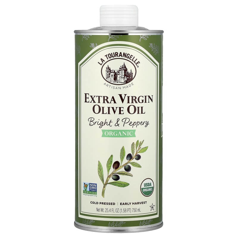 Organic Extra Virgin Olive Oil, Bright & Peppery