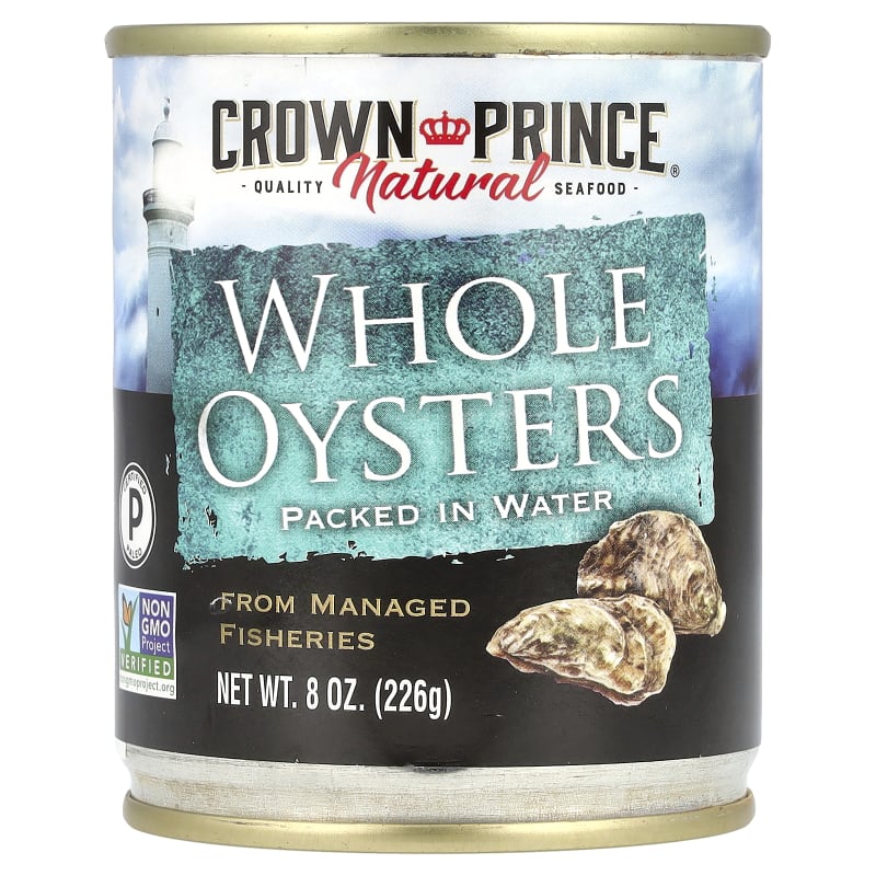 Whole Oysters, Packed In Water