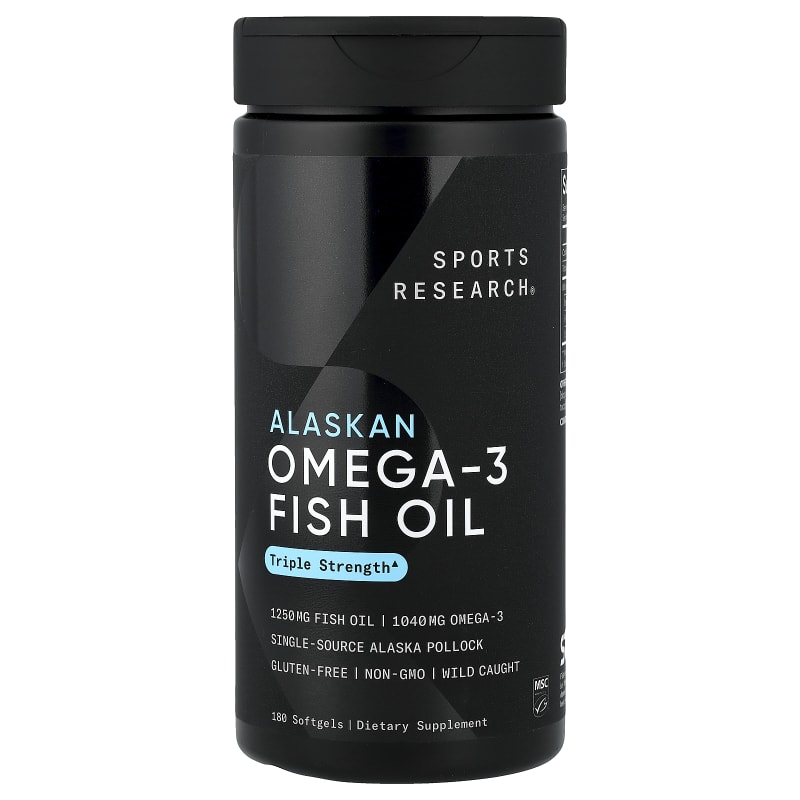 Alaskan Omega-3 Fish Oil, Triple Strength