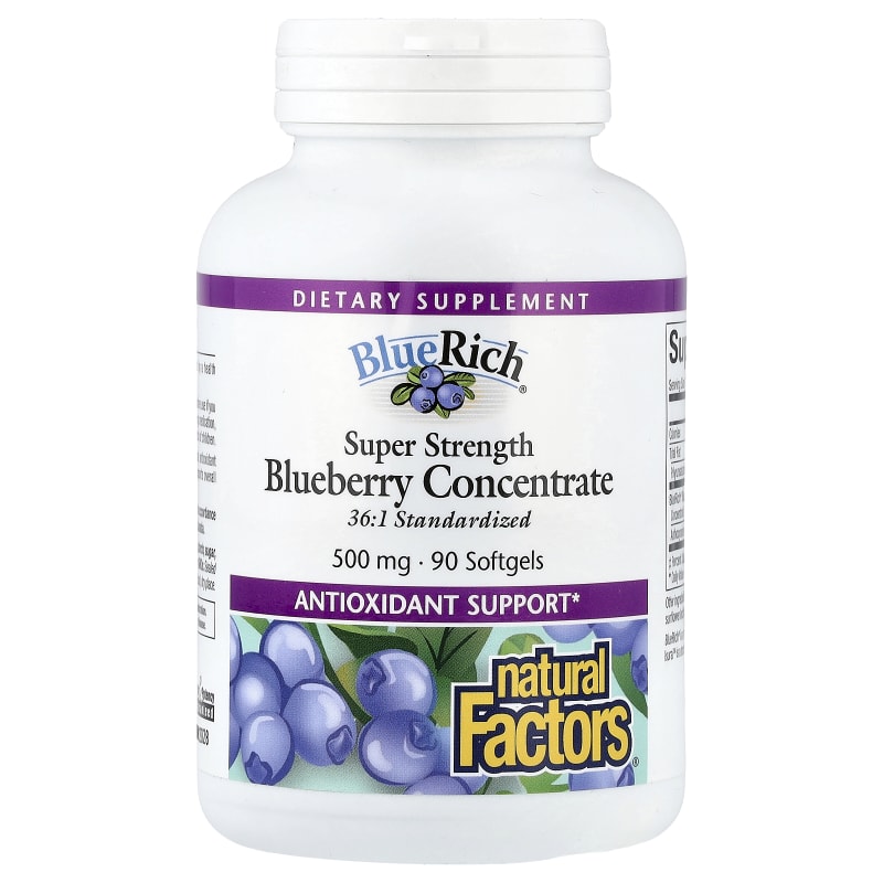BlueRich®, Super Strength Blueberry Concentrate, 500 mg