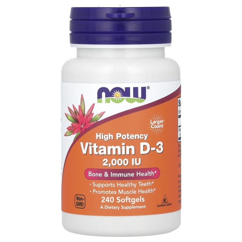Vitamin D-3, High Potency, 2,000 IU