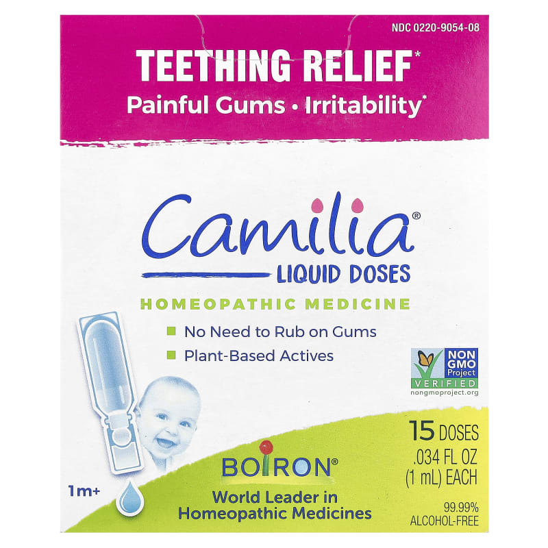 Camilia®, Liquid Doses, Teething Relief, 1 Months +, .034 fl oz (1 ml) Each