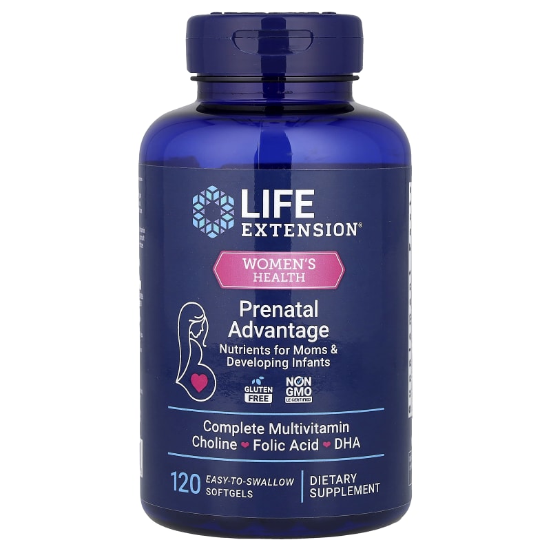 Women's Health, Prenatal Advantage, 120 Easy-To-Swallow Softgels