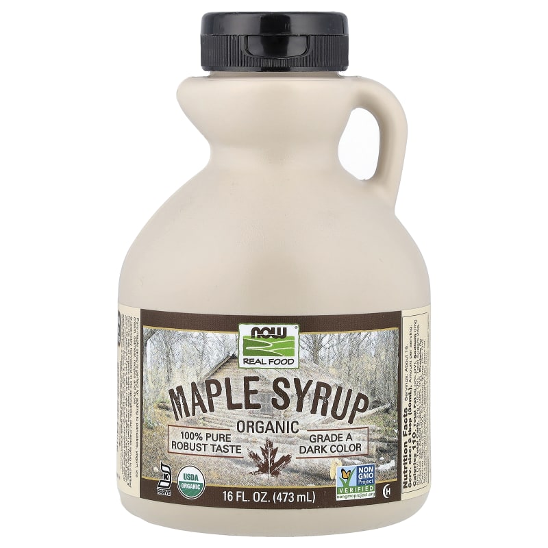 Real Food, Organic Maple Syrup, Grade A, Dark Color