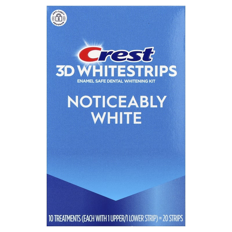 3D Whitestrips, Enamel Safe Dental Whitening Kit, Noticeably White