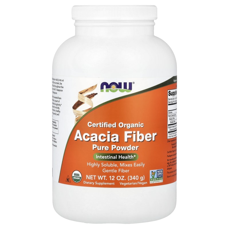 Certified Organic Acacia Fiber Pure Powder