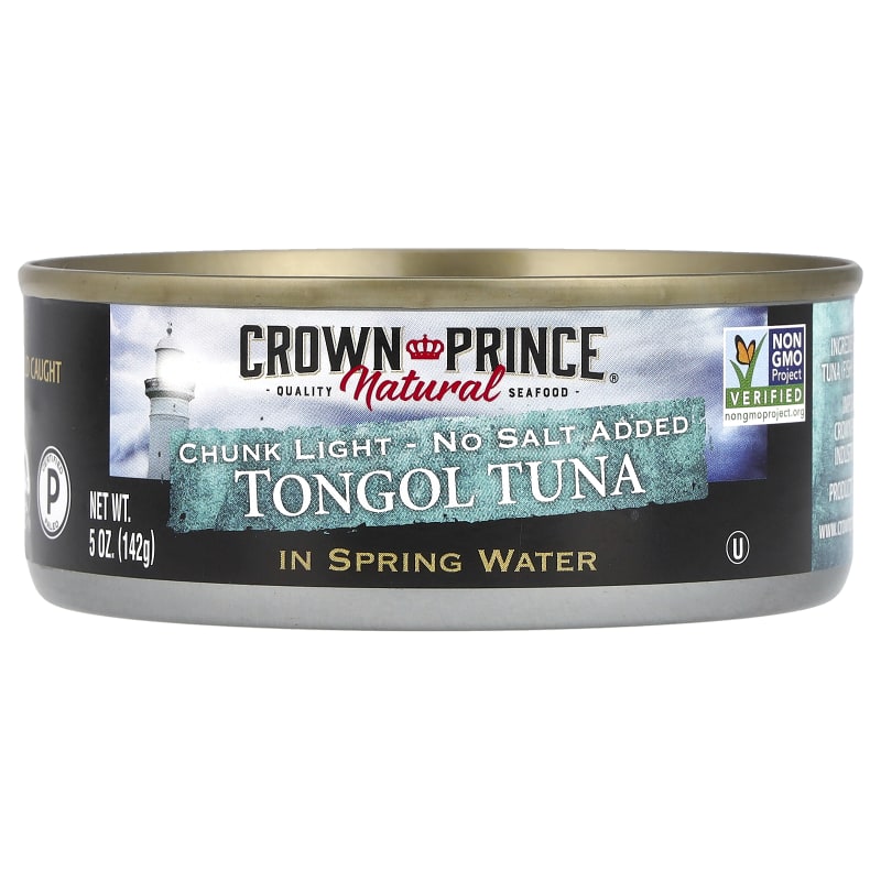 Tongol Tuna, Chunk Light, In Spring Water, No Salt Added
