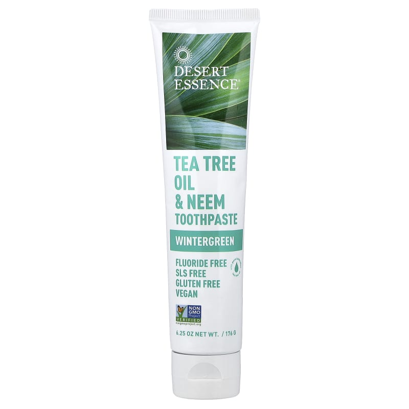 Tea Tree Oil & Neem Toothpaste, Wintergreen
