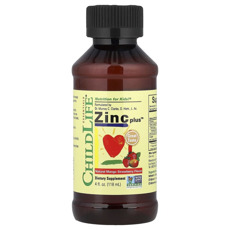 Zinc Plus™, Natural Mango Strawberry