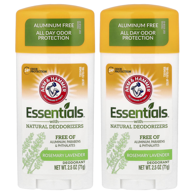 Essentials™ with Natural Deodorizers, Deodorant, Rosemary Lavender, 2.5 oz (71 g) Each