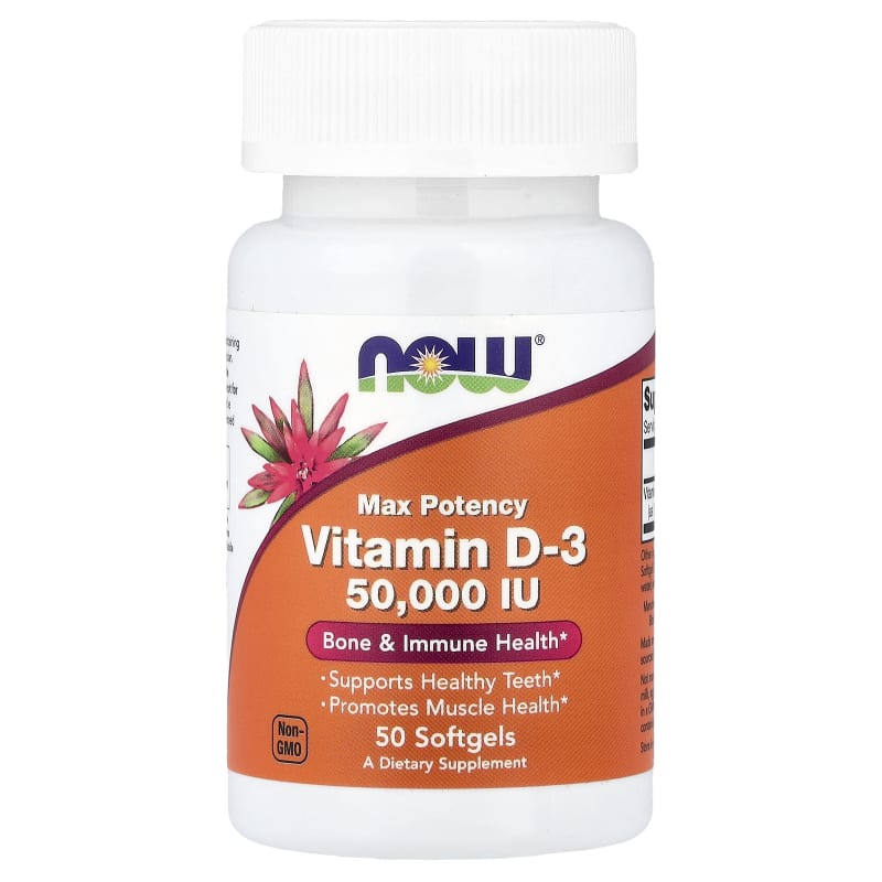 Vitamin D-3, Max Potency, 50,000 IU