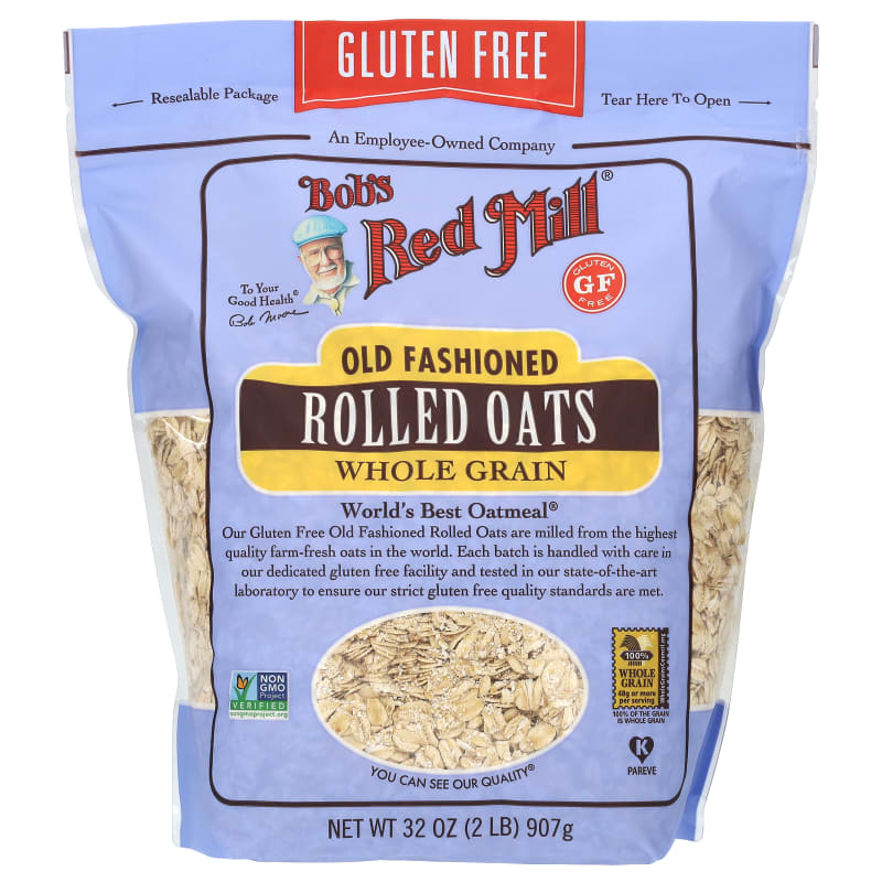 Old Fashioned Rolled Oats, Whole Grain, Gluten Free
