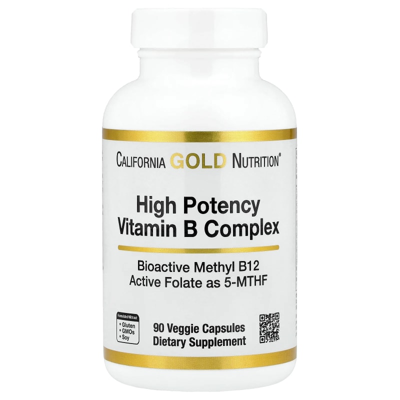 High Potency Vitamin B Complex with Methyl Folate & Methyl B12
