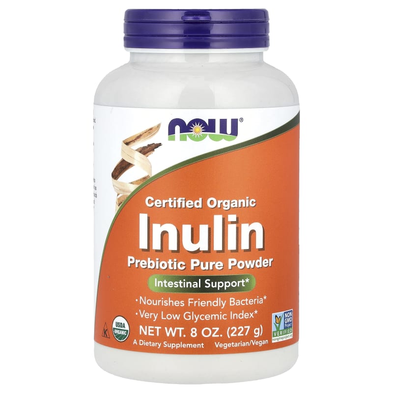 Certified Organic Inulin, Prebiotic Pure Powder