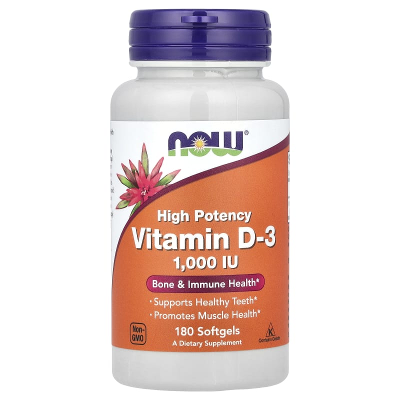 Vitamin D-3, High Potency, 1,000 IU