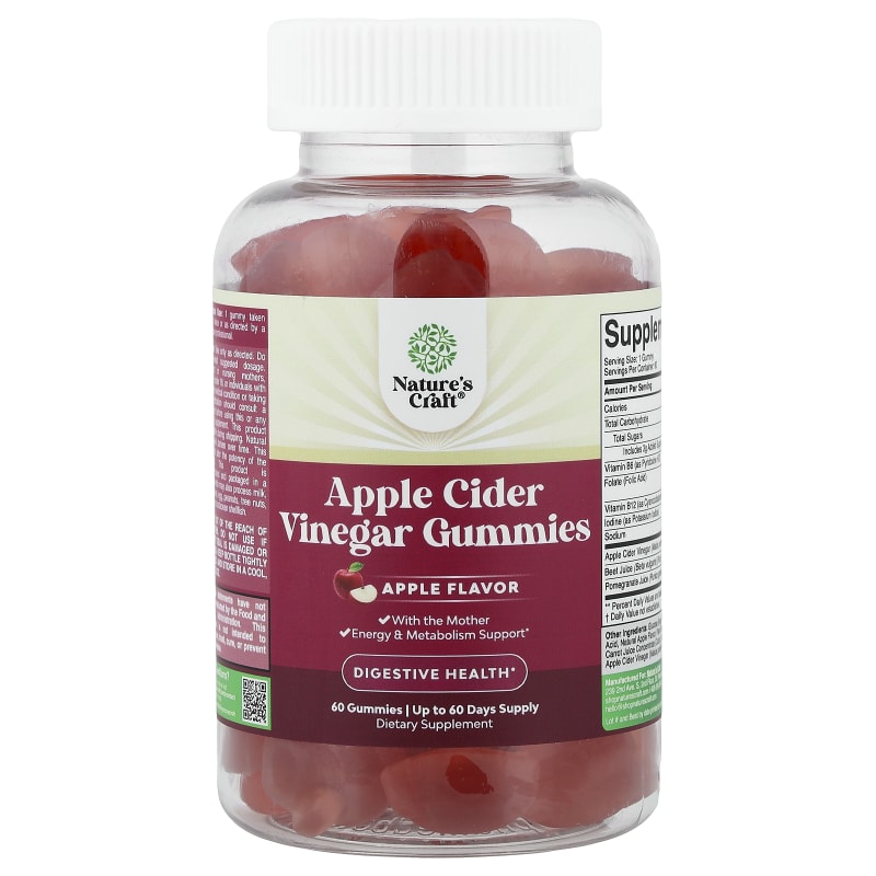Apple Cider Vinegar Gummies, Apple