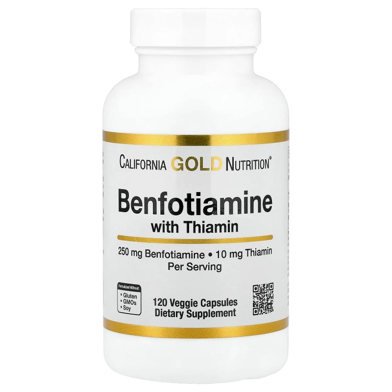 Benfotiamine with Thiamine, 250 mg