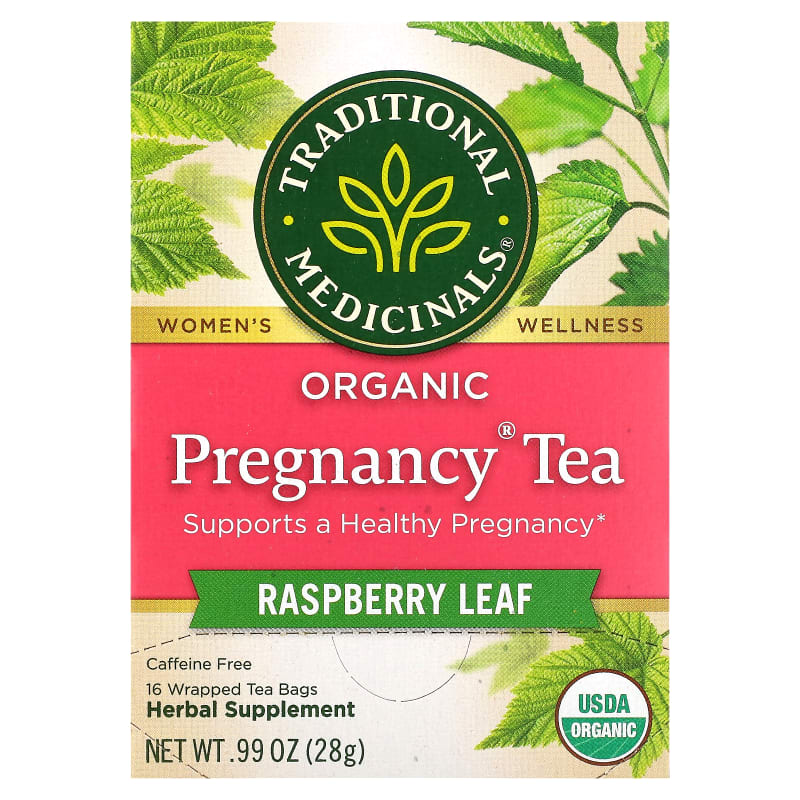 Organic Pregnancy® Tea, Raspberry Leaf, Caffeine Free, 0.99 oz (28 g)
