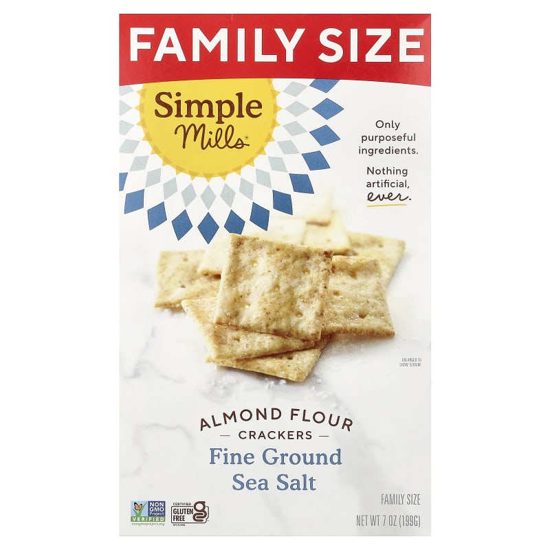Almond Flour Crackers, Fine Ground Sea Salt