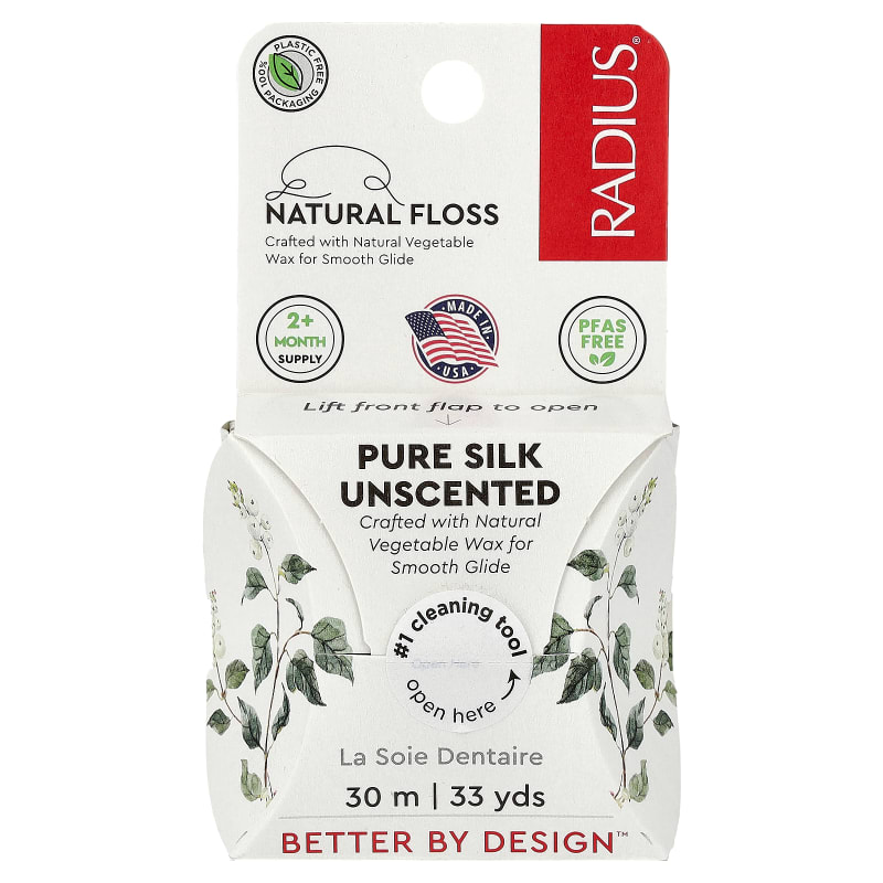 Natural Floss, Pure Silk, Unscented