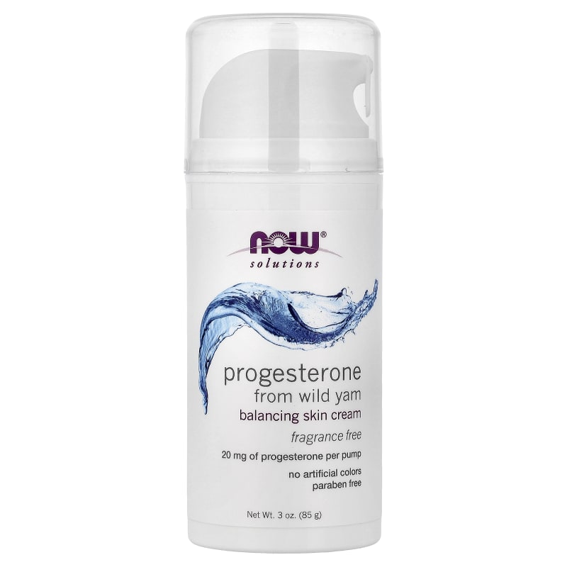 Solutions, Progesterone from Wild Yam, Balancing Skin Cream, Fragrance Free
