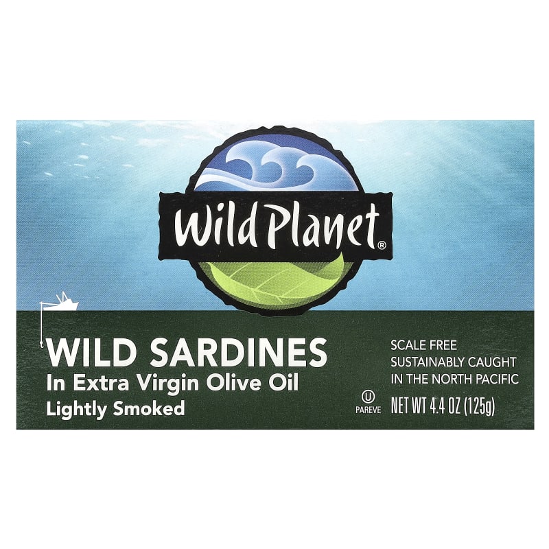 Wild Sardines In Extra Virgin Olive Oil, Lightly Smoked