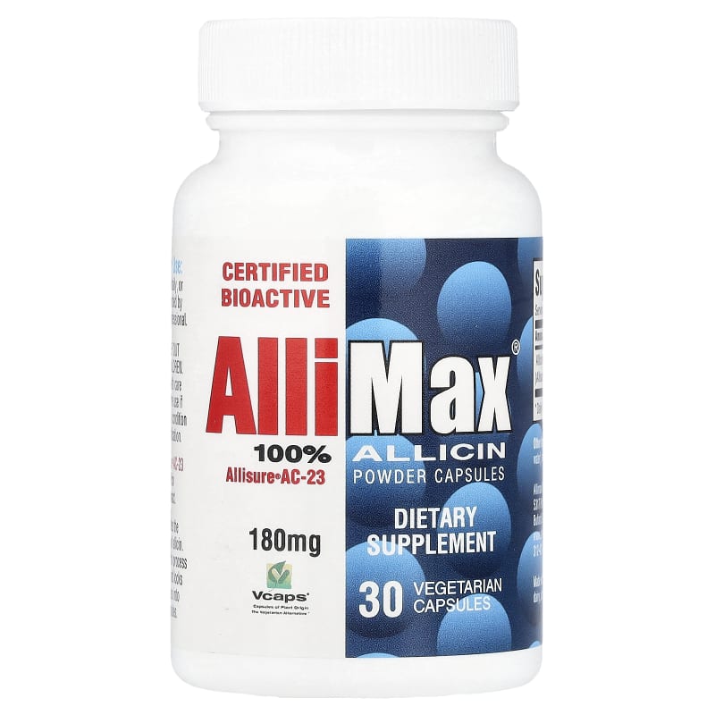 100% Allicin Powder Capsules, 180 mg
