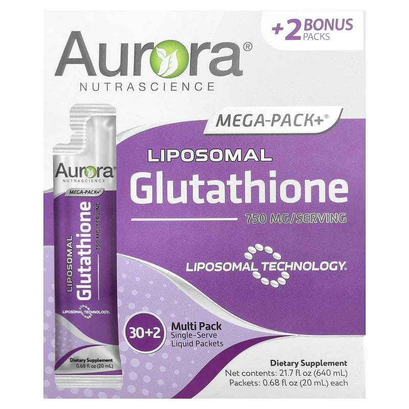 Mega-Pack+®, Liposomal Glutathione, 0.68 fl oz (20 ml) Each