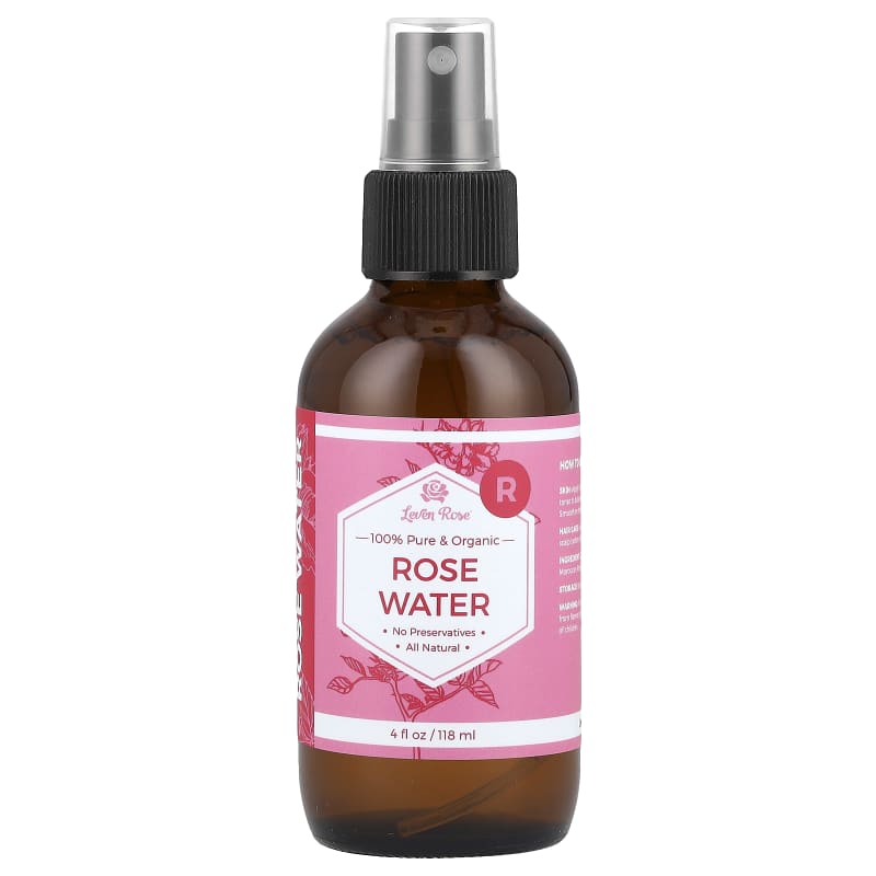 100% Pure & Organic, Rose Water