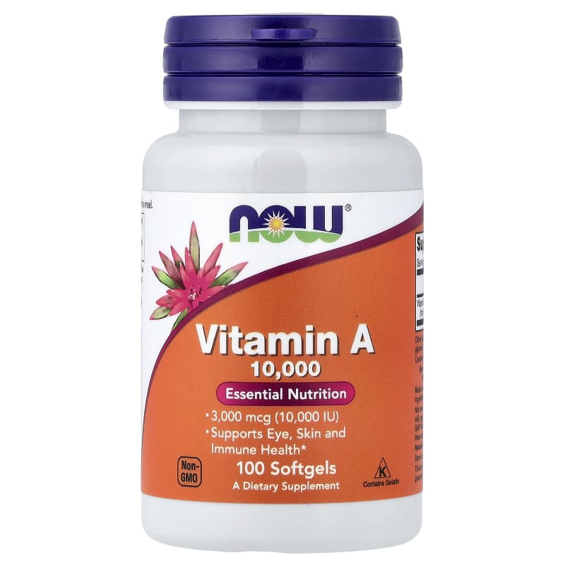 Vitamin A, 3,000 mcg (10,000 IU)