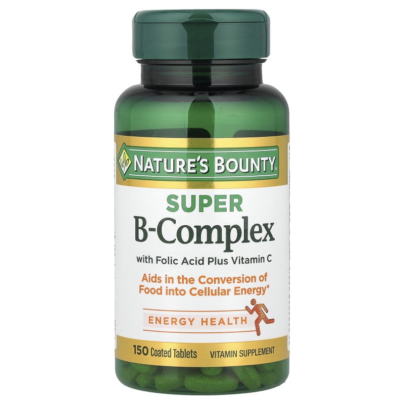 Super B-Complex with Folic Acid Plus Vitamin C