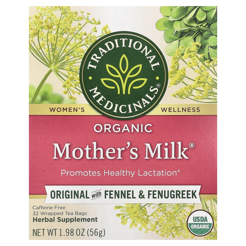 Organic Mother's Milk®, Original with Fennel & Fenugreek, Caffeine Free, 1.98 oz (56 g)