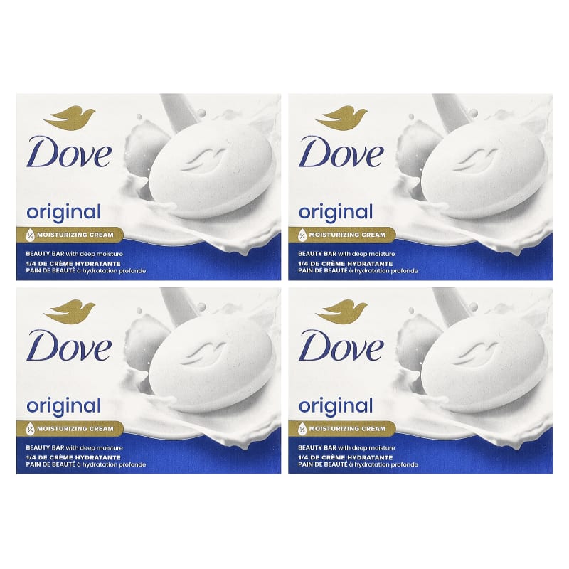 Beauty Bar Soap with Deep Moisture, Original, 3.75 oz (106 g) Each