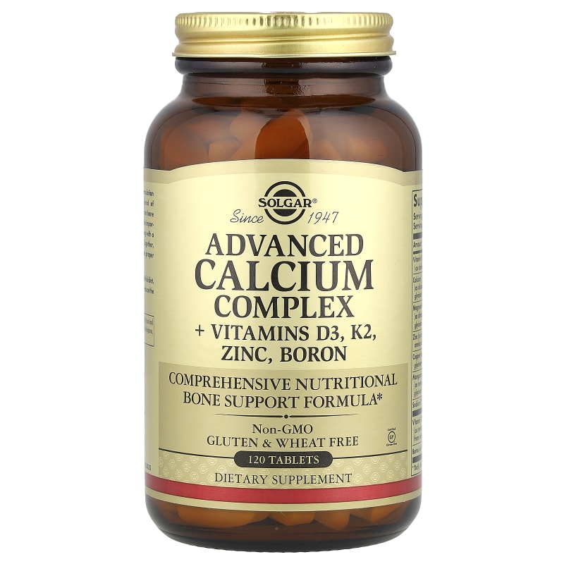 Advanced Calcium Complex + Vitamins D3, K2, Zinc, Boron