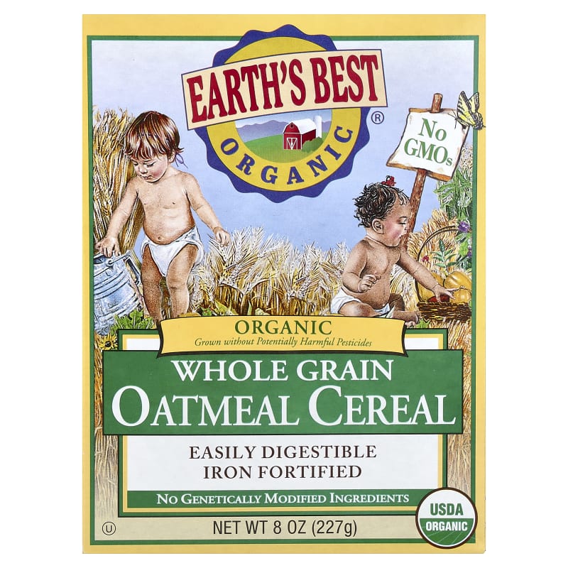 Organic Whole Grain Oatmeal Cereal