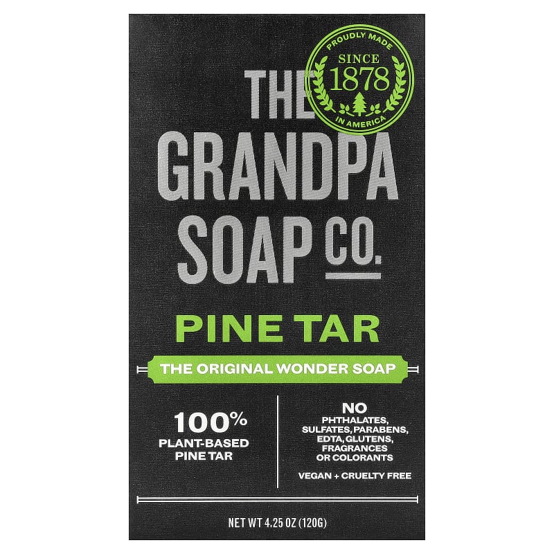 Face & Body Bar Soap, Pine Tar