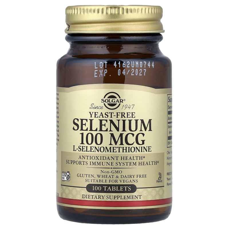 Selenium, Yeast-Free, 100 mcg