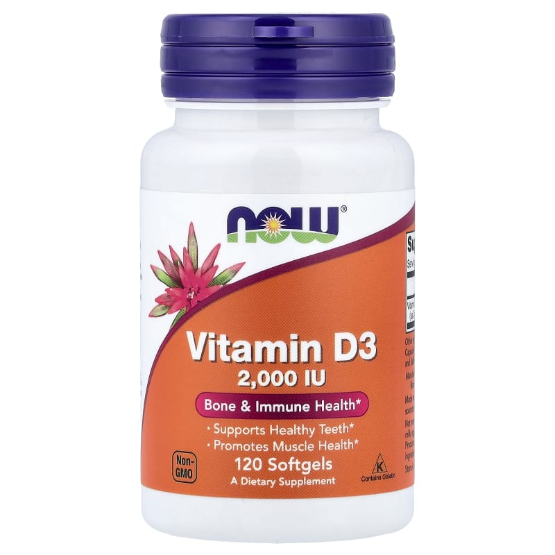 Vitamin D3, 2,000 IU
