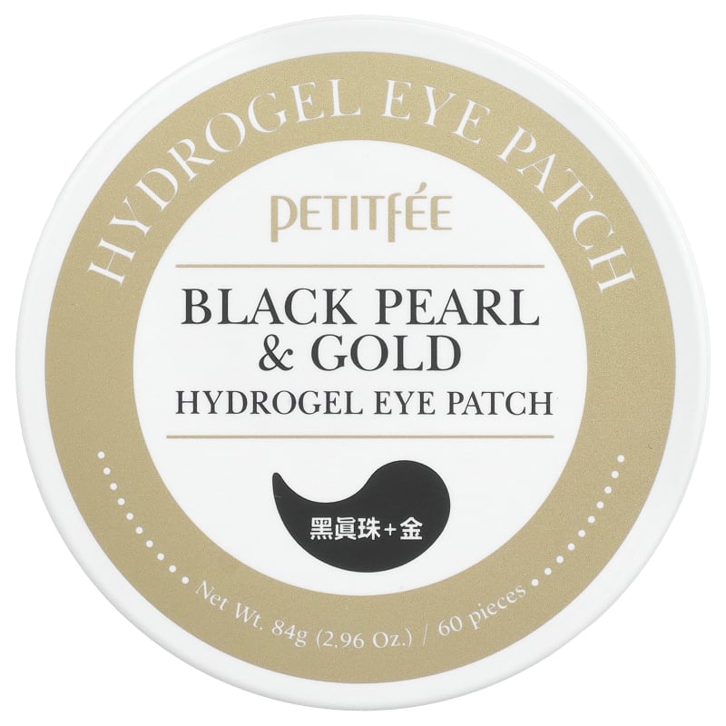Black Pearl & Gold Hydrogel Eye Patch, 2.96 oz (84 g)