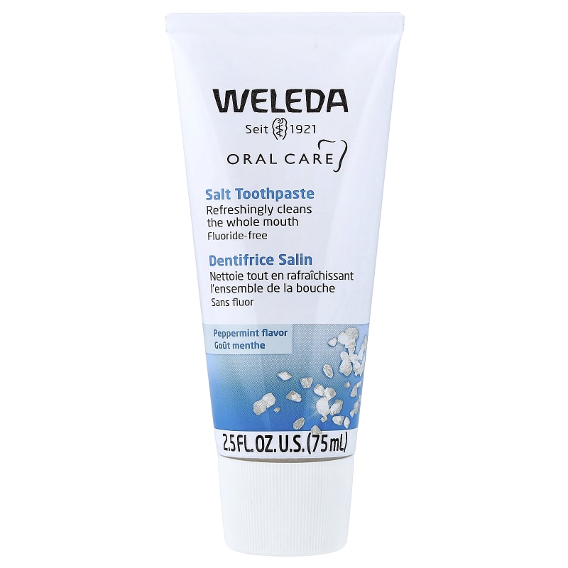 Oral Care, Salt Toothpaste, Fluoride Free, Peppermint