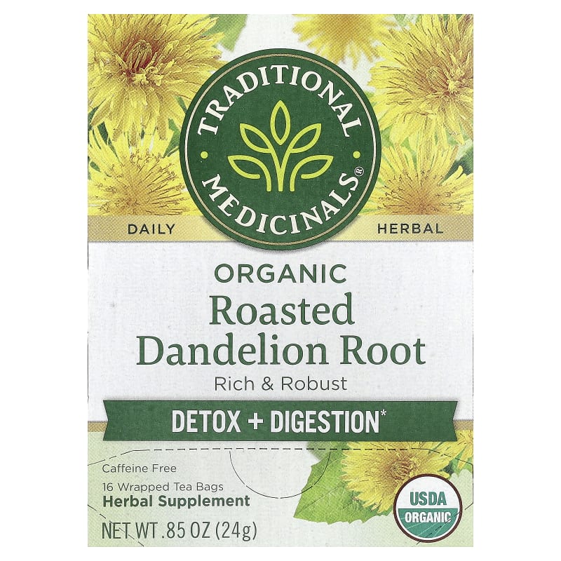 Organic Roasted Dandelion Root, Caffeine Free, 0.85 oz (24 g)