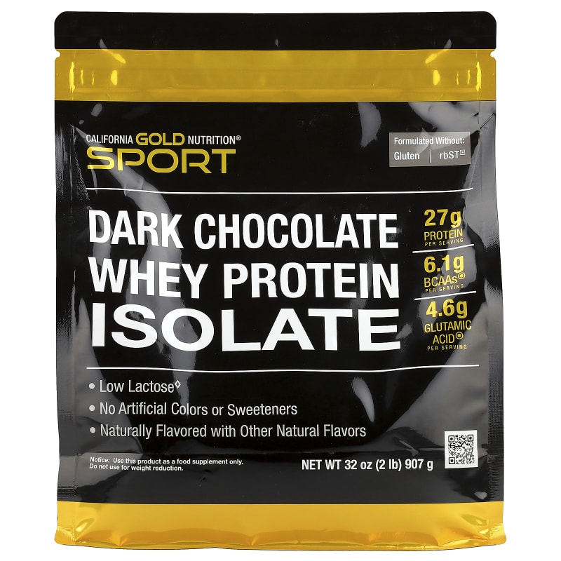Sport, Whey Protein Isolate, Dark Chocolate