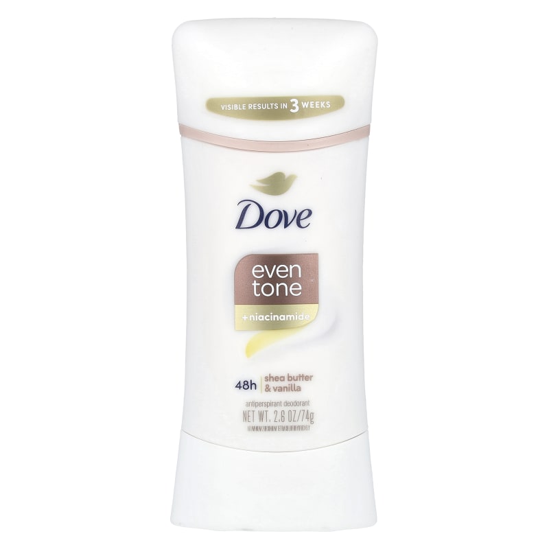 Even Tone + Niacinamide, Antiperspirant Deodorant, Shea Butter & Vanilla