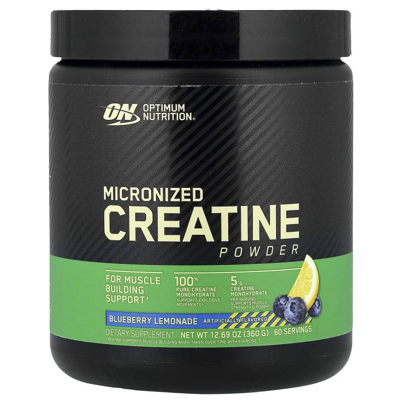 Micronized Creatine Powder, Blueberry Lemonade