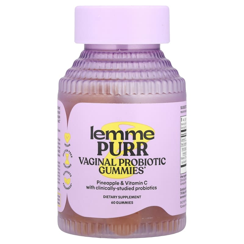 Purr, Vaginal Probiotic Gummies, Pineapple