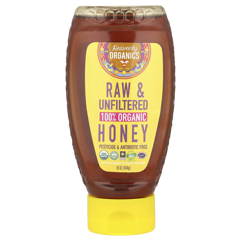 100% Organic Honey, Raw & Unfiltered